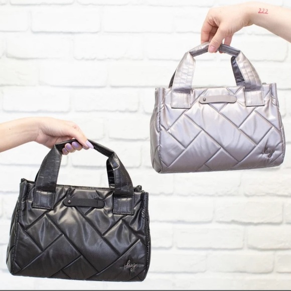 Lug Jitterbug Crossbody Bag Metallic Black NWT - Picture 6 of 8